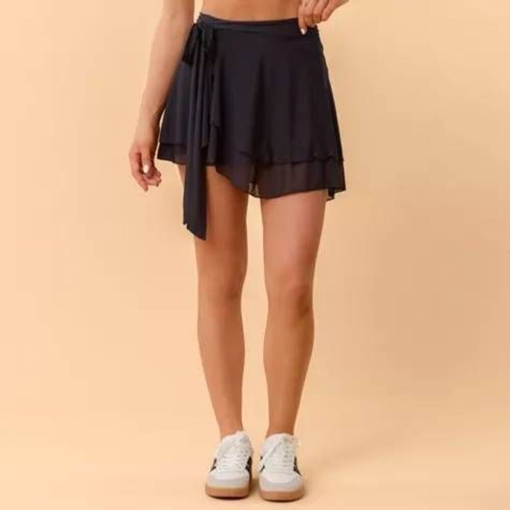 Blogilates Women's Dance Studio Wrap Skort - Black